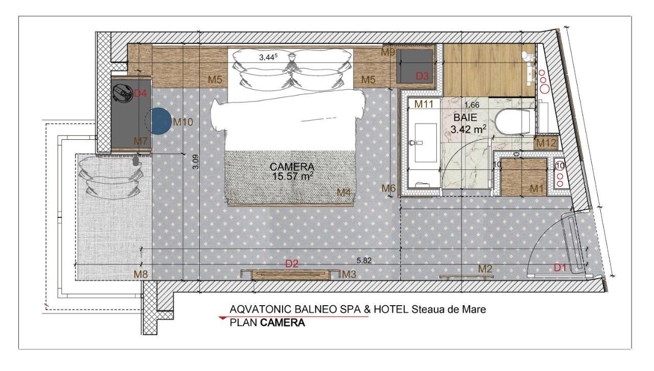 Aqvatonic Hotel - Steaua De Mare Eforie Nord Oda fotoğraf